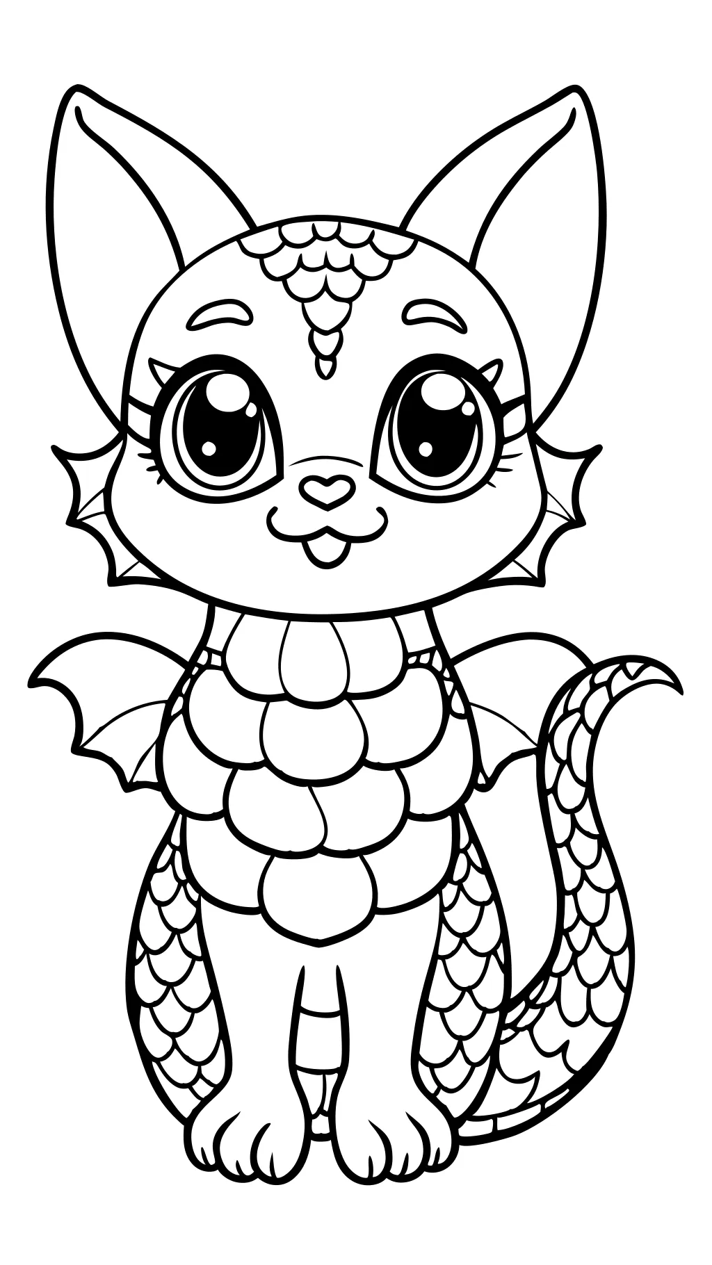 cat drigon coloring pinterest coloring pages cute